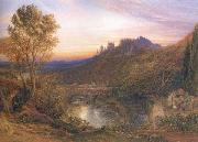 Samuel Palmer A Towered City or The Haunted Stream USA oil painting artist